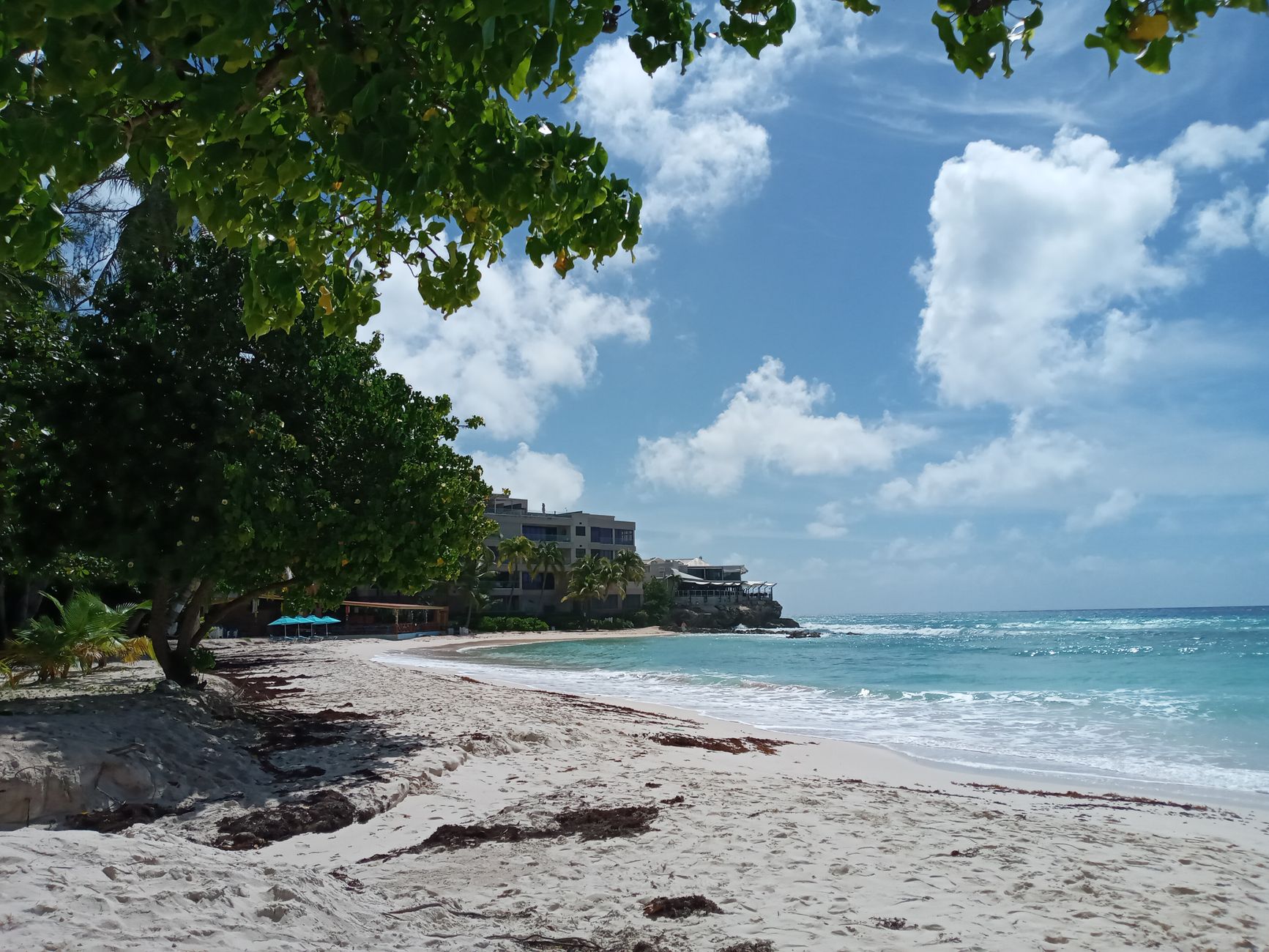 A calm turquoise bay on the west coast of Barbados