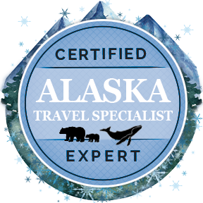 Alaska Travel Specialist Certification Badge earned by Grant Haynes, your Alaska travel specialist