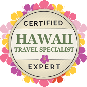 Hawaii Travel Specialist Certification Badge earned by Grant Haynes, your Hawaii travel specialist